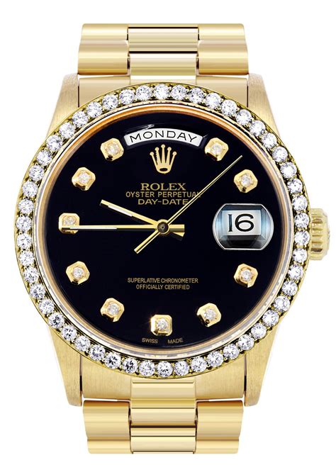 rolex day date oro e diamanti|Orologio Rolex Day.